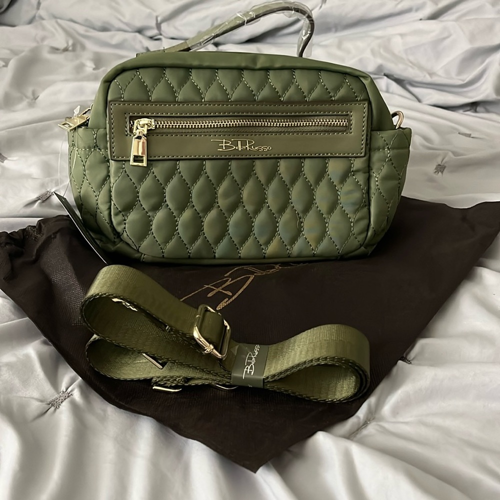 BellaRusso Quilt Crossbody Bag